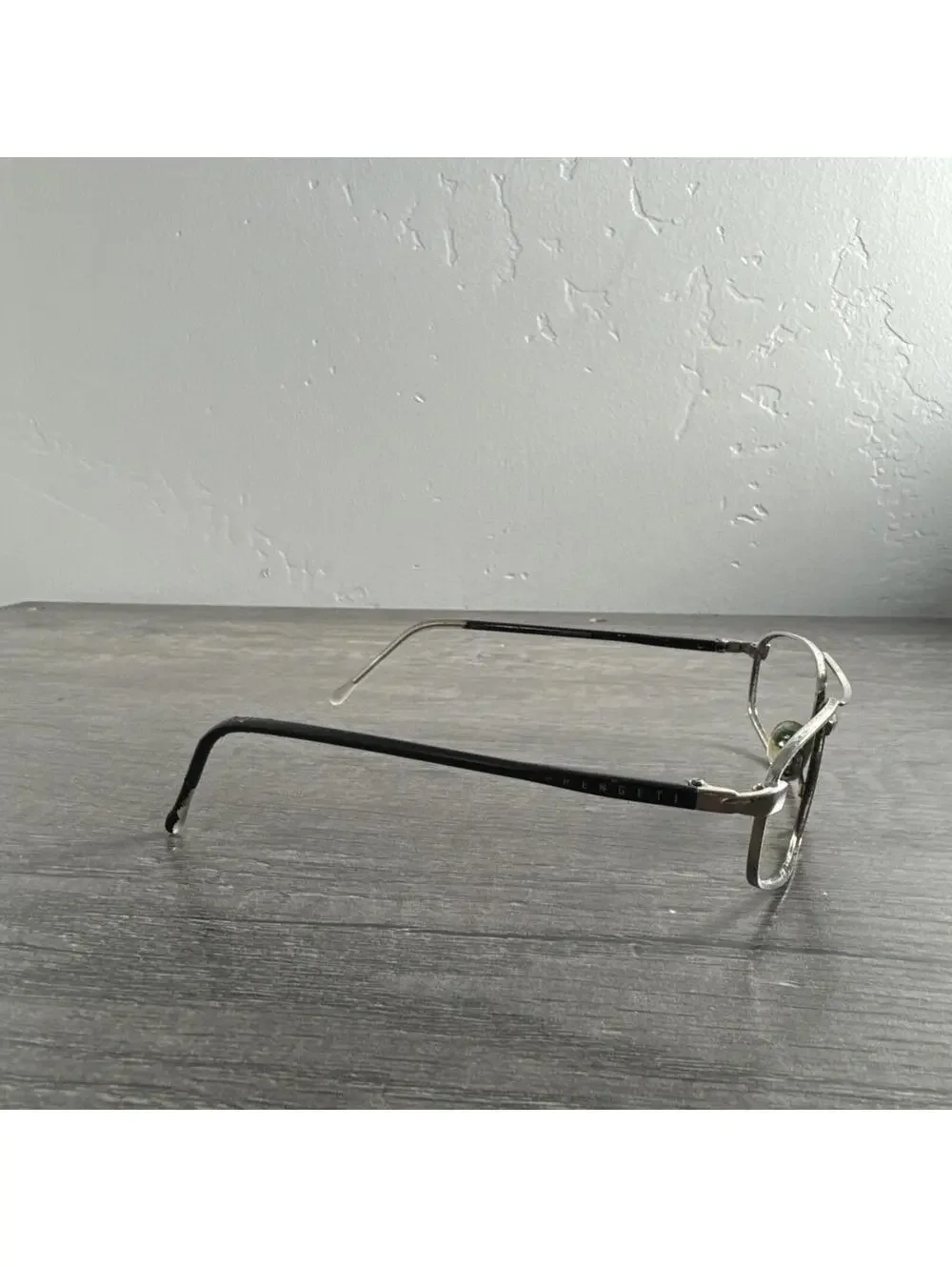 Serengeti Sunglasses 6792 Lucca Silver Black FRAMES ONLY Frame Made In Italy